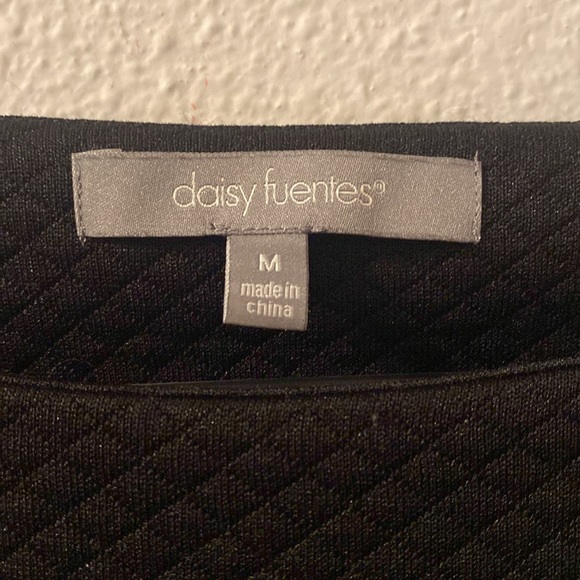 Daisy Fuentes quilted long sleeve dress size medium - Picture 3 of 6